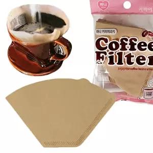 커피 여과지 2-5인용 200매 원두 필터/커피/필터/여과지/핸드/드립/거름/종이/드리퍼/드립백/드립퍼