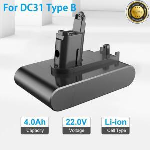 다이슨 호환 DC35 동물 Type-B 배터리 22.2V 4000mAh 리튬 이온 진공 B에만 적합)