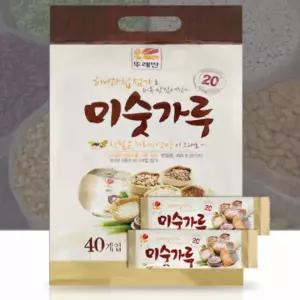 [ETN]뚜레반 아침대용 고소한 흑임자 서리태 귀리 미숫가루 스틱 대용량 26gx40봉 미수가루