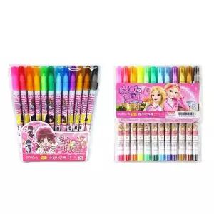 동아 싸인펜 12색 여아용 꿈빛파티시엘소피루비 (96개입) 그림도구