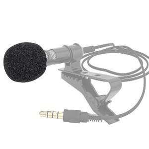 10pcs 6mm 미니 헤드셋 마이크 커버 스폰지 폼 윈드 스크린 교체 Lavalier Gooseneck 회의