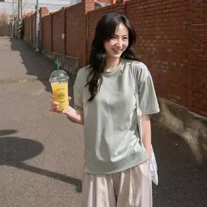 쫀득쫀득 옆트임 반팔맨투맨