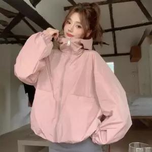 안감 점퍼 아우터 수영복 잠바 여 자켓 매쉬 바람막이 비치 은창]후드 아노락 여름 가을 집업 러블리 봄