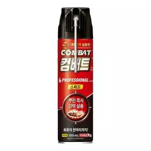 컴배트 스피드 에어졸 500ml 1개 바퀴벌레약 살충제 벌레퇴치 스프레이