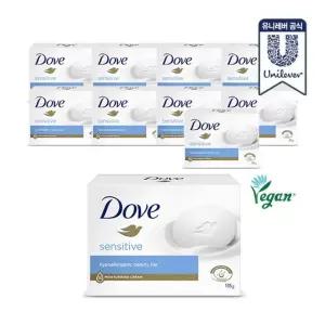 도브 대용량 비누 센서티브바 135g x 10개