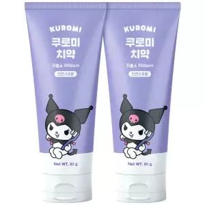 산리오 쿠로미 저불소 어린이 치약 2개 [소비기한 27.04.04]