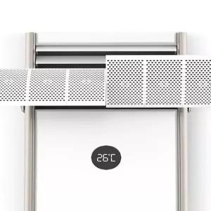 대형 바람막이 스탠드형 에어컨 리모컨 냉난방기 각도조절기 날개 업소용 차단막