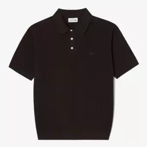 라코스테 남성 피케 반팔 스웨터 폴로 셔츠 브라운 PH942E 56G 3LA 182343