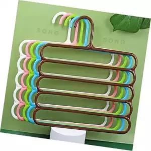 ( )5단바지걸이 청바지수납 머플러 스카프걸이 옷장정리머플러걸이 넥타이걸이