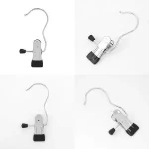 ( )논슬립 미니 외집게 걸이 매장옷걸이 스카프걸이