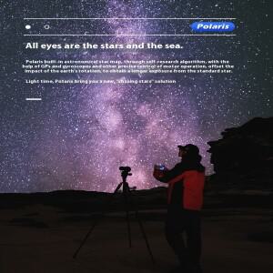 BENRO 폴라리스 스마트 전기 삼각대 헤드 리모컨, 무선 DSLR 미리보기 및 구성
