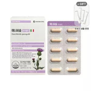 대웅제약 에너씨슬 퓨어골드 690 mg x 30캡슐 간 건강 밀크씨슬
