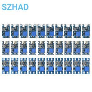10PC MT3608 DC-DC TYPE-C 마이크로   부스트 모듈 2A 전원 스텝 컨버터 2V-24V ~ 5V 12V