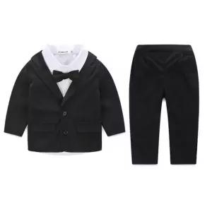 싱글투버튼 아동정장 3종세트203294 유아 정장 세트 엠케이 상하복 돌복 백일 촬영 조이멀티