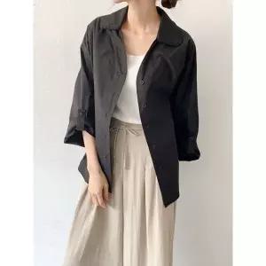 [하프클럽/]레이스 롤업셔츠_YMSH26SS320