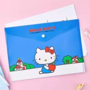 [문구/오피스] 헬로키티 산리오 봉투 똑딱이 화일-10EA
