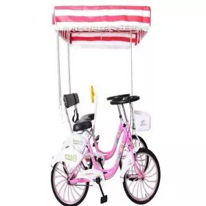 2인자전거 캐노피 차양 관광명소 커플 데이트 관광차