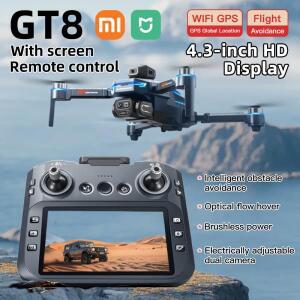 샤오미 미지아 GT8 드론 4K 전문가용 8K 카메라 항공 FPV 장애물 회피 대형 스크린 리모컨 접이식 RC 드론