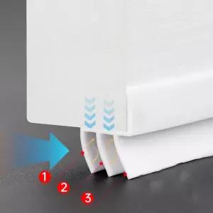 방문 틈새막이 현관 방충 문틈 바람막이 방음 문풍지 소음차단 강화도어 유리문 실리콘 고무