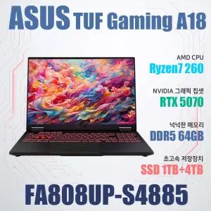 ASUS TUF Gaming A18 FA808UP-S4885/NVMe SSD 5TB(교체)/램64G