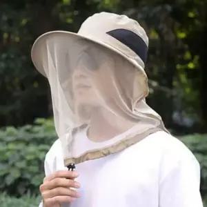 방충망 사파리 모기 버킷햇 버킷햇챙모자 벌레 정글모 모자 낚시 등산 차단 보호망 등산모자매쉬모자 원픽