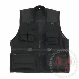 ( )메쉬 레저 조끼 2XL 블랙 여름조끼 망사작업조끼 낚시조끼 남자 하이킹조끼 등산조끼 여행조끼