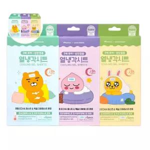 얼음주머니 카카오프렌즈 열냉각시트 (라이언/어피치/무 3개세트