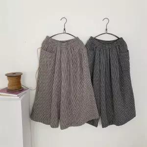 [시즌오프]가을 롱 포켓 와이드 치마 팬츠 바지_5