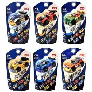 ( )블록 F1 레이싱 블럭 (6개) 미니카