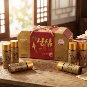 영진약품 산삼 배양근 골드 선물세트 100ml x 10병