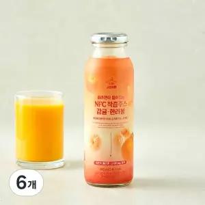 자임 콜라겐이들어있는감귤 한라봉 착즙주스 245ml 6개