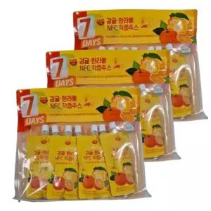 자임 감귤 한라봉 NFC 착즙주스 100ml 21개