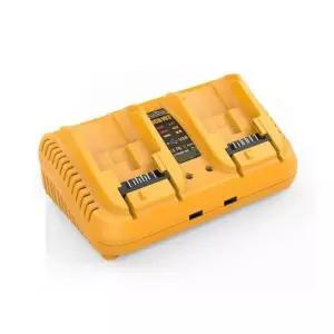 배터리 충전기 디월트호환 멀티차저 2구 부품 범용 Yellow