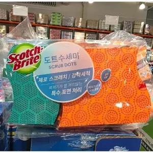 코 스트코 스카치 브라이트 다용도 도트수세미 12개입 대용량