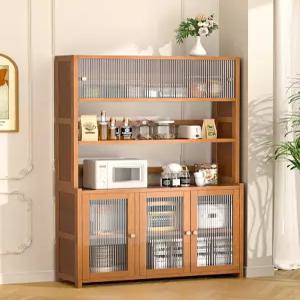 홈카페 수납장 커피머신 빈티지 다용도 카페장 부엌 찬장 그릇장 주방장