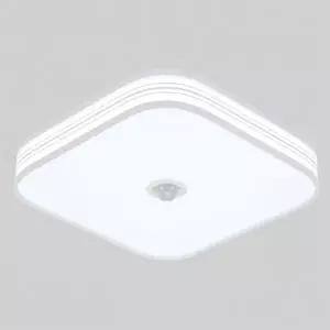 국산 천장등 LED 센서등 6.5K 현관등 주광 소형 보조등 사각 KC 15W