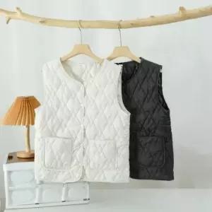 친절한탄씨 퀄팅 가벼운패딩조끼 이지 패딩조끼 여성패딩조끼 이너조끼 경량패딩조끼 퀄팅패딩조끼