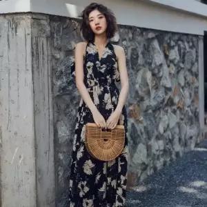 친절한탄씨 여성용 여름 바캉스 쉬폰 드레스 휴양지 원피스 레이스치마 바캉스원피스 쉬폰원피스