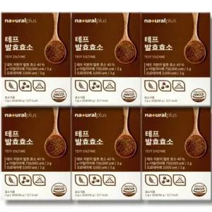 내츄럴플러스 테프 발효효소 3g 30포 6박스