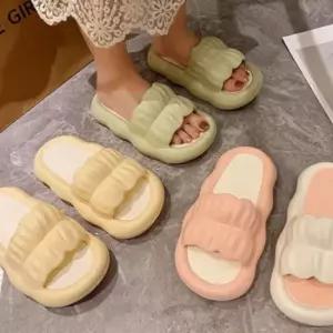 여성 데일리 사무실 학생 키높이 실내화 마카롱 슬리 폭신한슬리퍼 여성폭신슬리퍼