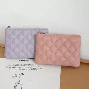 퀼팅 카드지갑 명함지갑 모던 미니 동전지갑 동전지갑 버스카드 가죽카드지갑