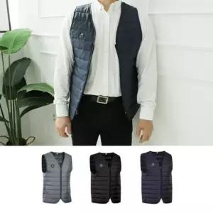 여자 남자 조끼 경량 패딩 누빔 깔깔이 숏 남자조끼 패딩 숏 베스트