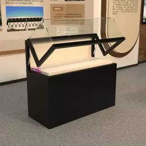 전시대 박물관 쇼케이스 대리석 깊이폭단일단총폭