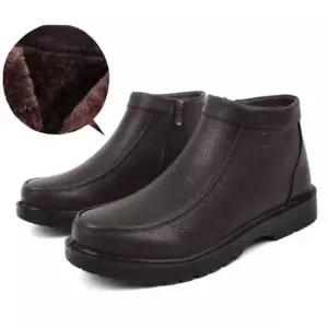 이쁜신발 남성 털구두 아이젠 방한화 미끄럼방지 겨울 슈즈