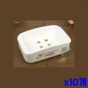 고품질 WL 플라워 오픈형 비누케이스 x10개 비누홀더 비누곽 비누케이스 비누거치대 WFLUOKD