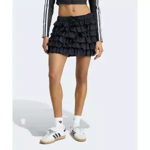 [아디다스] 레이스 러플 미니 스커트 블랙 155330012