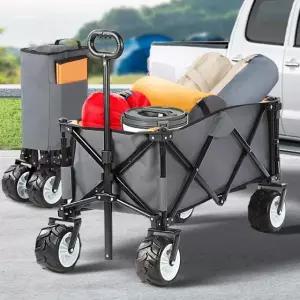 캠핑웨건 접이식카트 미니캠핑용 대형수레 광폭캐리어 운반 용웨건 짐 구르마 끌차
