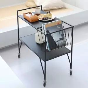 호텔 음식점 이동식 주방 식당 업소용 북유럽 다과 트롤리
