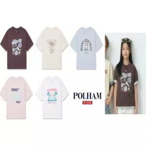 [롯데백화점]폴햄키즈 에어리쿨 루즈핏 반팔티 PKG2TS2832