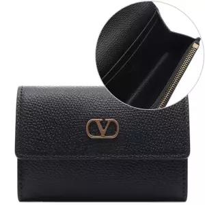 [발렌티노]25FW 여성 브이로고 시그니처 폴딩 카드지갑 (7W2P0AS7 SNP 0NO 25F)